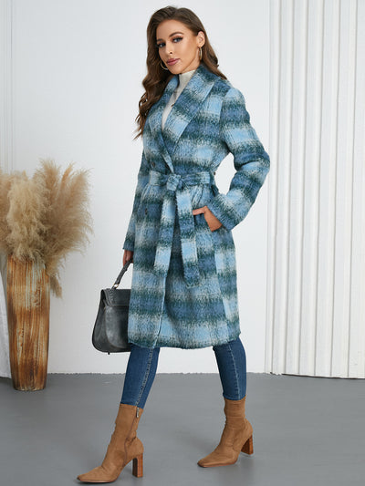 Abrigo Largo Retro Elegante con Doble Botonadura - Image 18