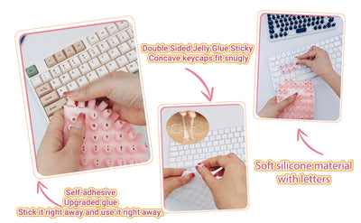 Pegatinas de Silicona para Teclado - 91 Botones Compatibles con PC y Laptop - Image 39