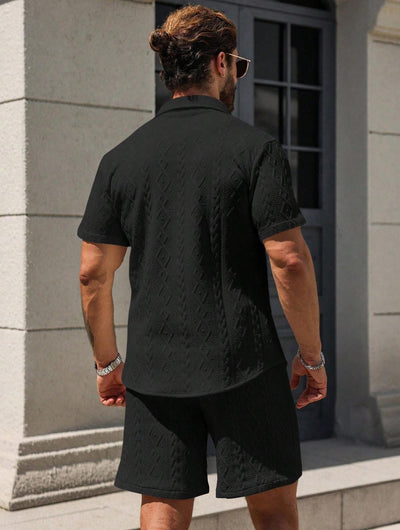 Camisa Casual Suelta de Manga Corta para Hombre - Image 15