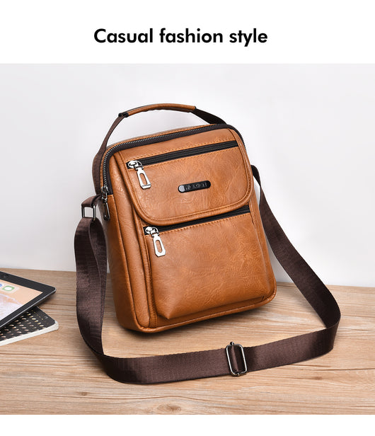 Bolsa Mensajero Vintage Portátil para Hombre - Image 24