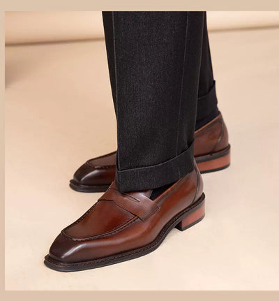 Zapatos Casuales de Cuero Genuino para Hombre - Outdoor - Image 47