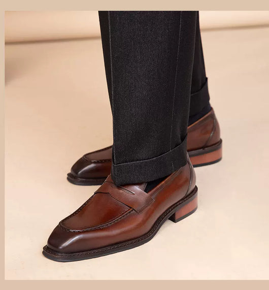 Zapatos Casuales de Cuero Genuino para Hombre - Outdoor - Image 47