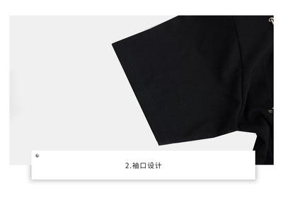 Camiseta Manga Corta con Detalles Metálicos y Hombreras Acolchadas para Hombre - Image 20