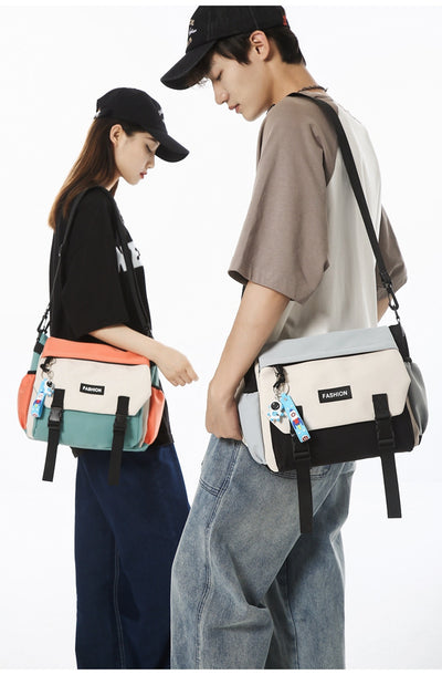 Bolsa de Hombro Casual Mujer Capacidad Grande Diseño Neutro Japonés - Image 19