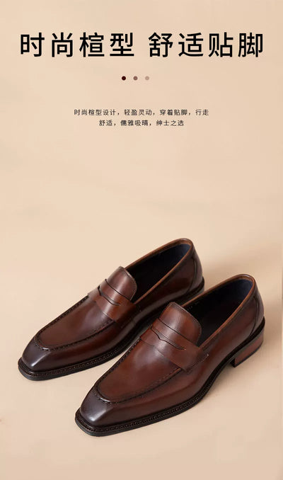 Zapatos Casuales de Cuero Genuino para Hombre - Outdoor - Image 17
