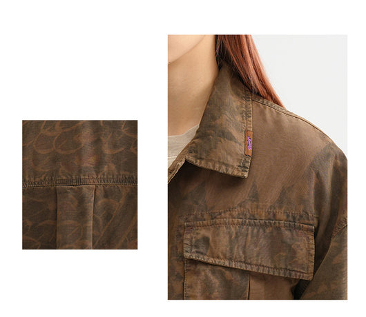 Chaqueta de Trabajo Camuflaje Tie-Dye para Hombre - Image 29