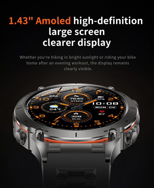 Reloj Inteligente con Monitor de Frecuencia Cardíaca y Oxígeno en Sangre - Image 43