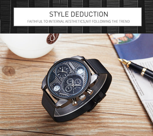 Reloj para Hombre con Correa de Malla de Acero - Image 25