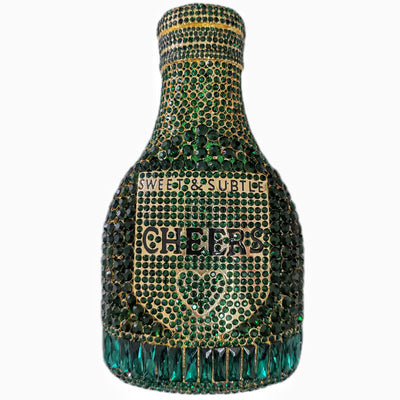 Clutch de Noche Champagne con Cristales Brillantes para Mujer - Image 45