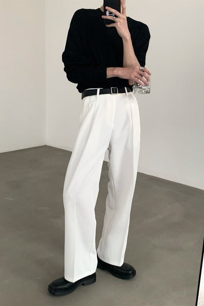 Pantalones Anchos Efecto Drapeado Estilo Urbano Relajado - Image 18