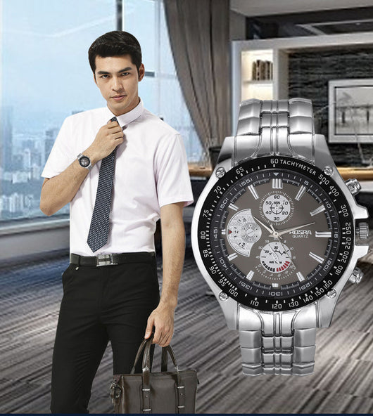 Reloj de Hombre Acero Inoxidable con Calendario y Esfera Luminosa - Image 13