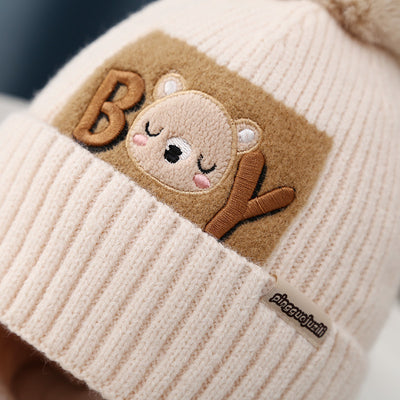 Gorro y Bufanda Tejida para Bebé - Conjunto Osito Calientito - Image 35