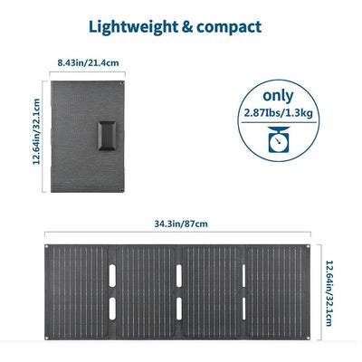 Panel Solar Portátil 40W Cargador Rápido Plegable con Múltiples Voltajes - Image 11