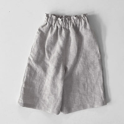 Pantalón Ancho de Lino y Algodón con Cintura Elástica - Image 23