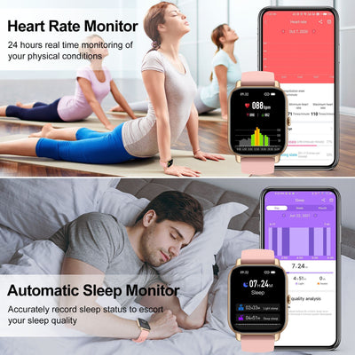 Reloj Inteligente con Llamadas Bluetooth, Monitor Cardíaco y Presión Arterial - Image 23