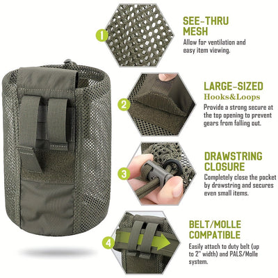 Bolsa Táctica de Cintura Plegable para Deportes al Aire Libre - Image 14