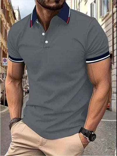 Camiseta Casual de Manga Corta para Hombre - Diseño Versátil - Image 23