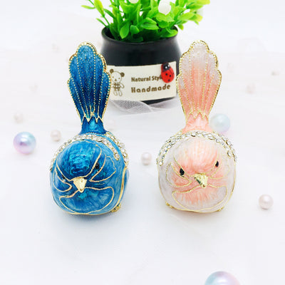 Joyero de Esmalte Decorativo - Caja Metálica Jaula de Pájaro - Image 11
