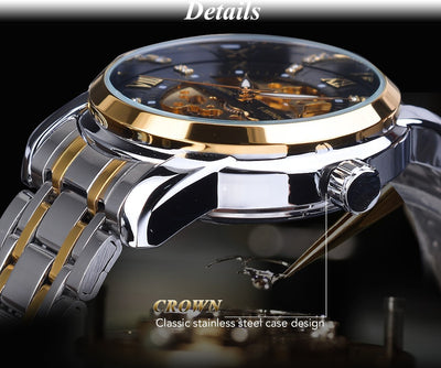 Reloj Mecánico Impermeable con Diseño Calado para Hombre - Image 49