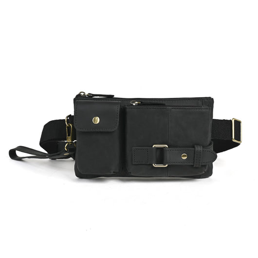 Bolsa de Pecho de Cuero Curtido al Vegetal para Hombre - Estilo Viajero - Image 56