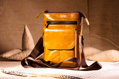 Bolsa de Cuero para Hombre Multifuncional con Compartimentos - Bandolera Deportiva - Image 20