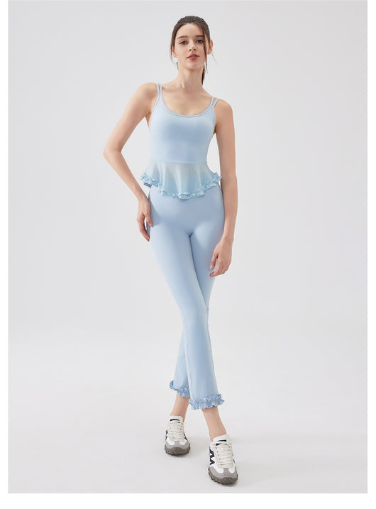 Top Deportivo Yoga con Encaje Espalda Descubierta - Tela Respirable Fanxin Air Sense - Image 13