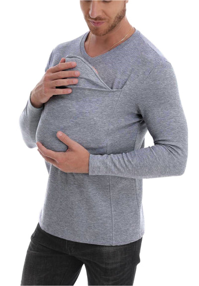 Camiseta Manga Larga Multifuncional Papá Canguro Premium - Image 15