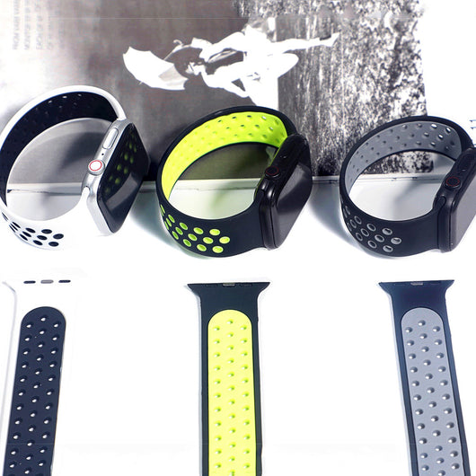 Correa Versátil de Silicona Bicolor para Reloj Inteligente - Image 21