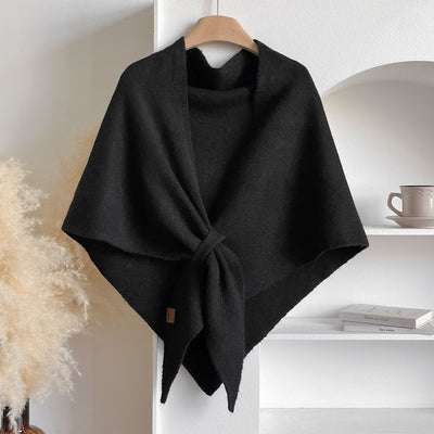 Chal Triangular Tejido Grueso Coreano para Invierno - Abrigo Suave y Cálido - Image 19