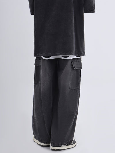 Jeans de Trabajo Holgados Efecto Desgastado - Image 14