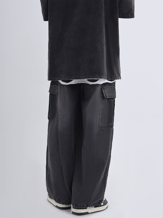 Jeans de Trabajo Holgados Efecto Desgastado - Image 14