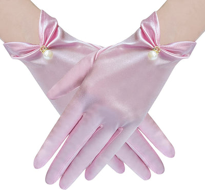 Guantes Cortos de Satén Personalizados para Mujer - Image 37