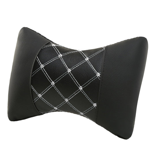 Almohada Cervical Acolchada de Cuero para Auto - Soporte Neck Pillow - Image 11