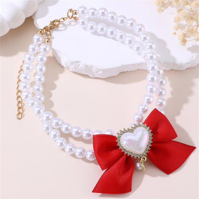 Collar Princesa con Dije Corazón para Mascotas - Image 39