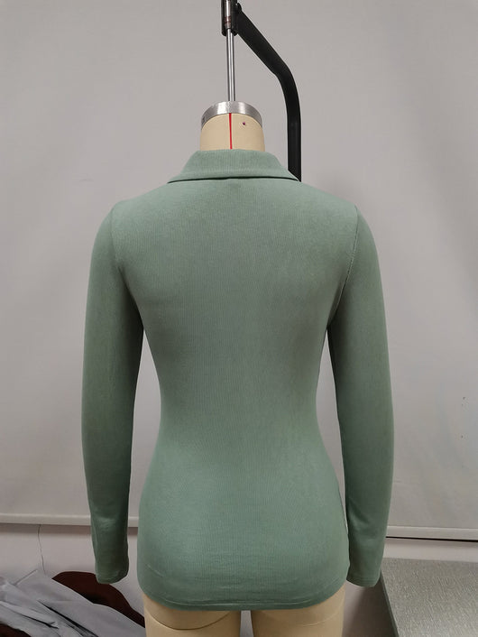 Blusa Slim Cuello V Manga Larga Kenji - Prenda Base Essencial - Image 19