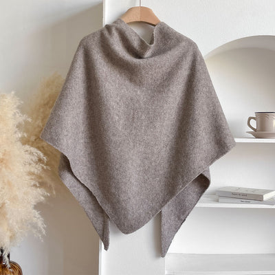 Chal Triangular Tejido Grueso Coreano para Invierno - Abrigo Suave y Cálido - Image 31