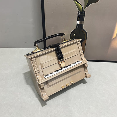 Bolso Bandolera Acrílico con Diseño Piano - Image 13
