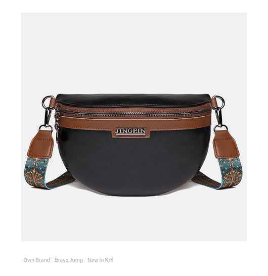 Bolso Bandolera Semilunar con Textura en Pecho para Mujer - Image 34