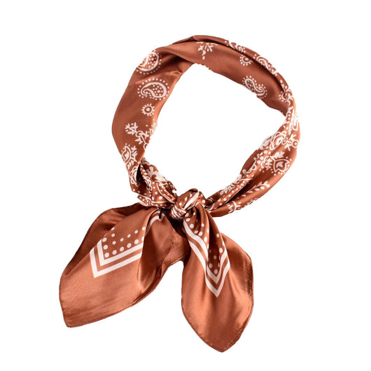 Pañuelo de Satén con Estampado Floral Vintage Paisley - Image 34