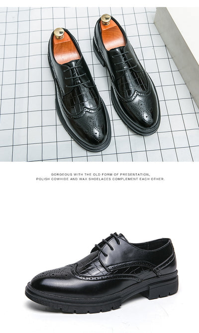 Zapatos Derby Casuales para Hombre - Estilo Británico Formal - Image 15