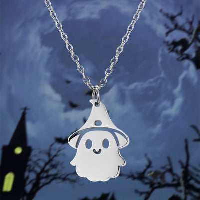 Collar con Dije de Calabaza y Fantasma para Halloween - Image 49