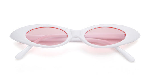 Clear frame cat eye sunglasses with bright yellow lenses, suitable for fashion wear and sun protection. - Image 43