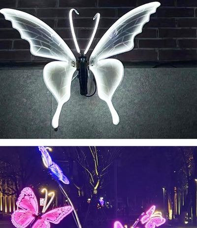 Luces Decorativas LED Mariposas para Jardín y Espacios Públicos - Image 18