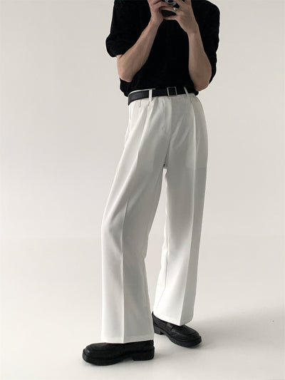 Pantalones Anchos Efecto Drapeado Estilo Urbano Relajado - Image 32