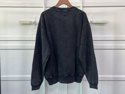 Suéter de Algodón para Mujer con Letras PARIS Cuello Redondo en Negro y Gris - Image 22