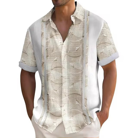 Playera de Rayas Estampado 3D para Hombre - Diseño Verano - Image 23