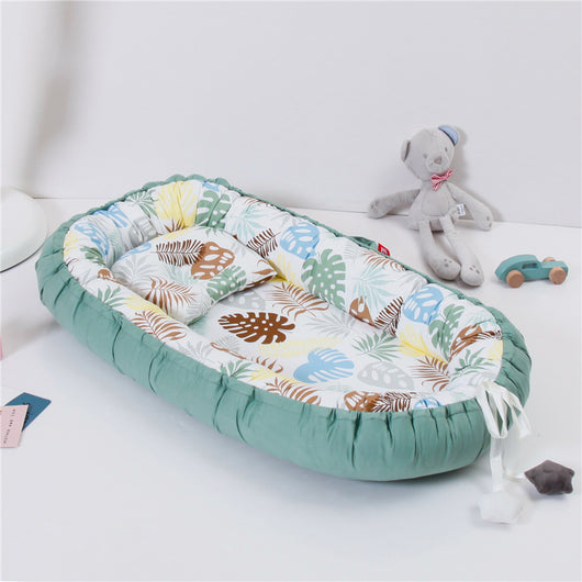 Almohada de Viaje Plegable para Cuna Portátil con Funda Lavable - Image 21
