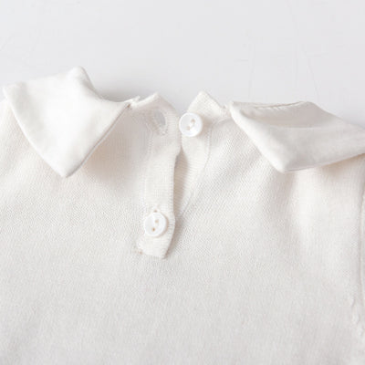 Enterizo Tejido Trenzado con Cuello Peter Pan para Primavera y Otoño - Image 16