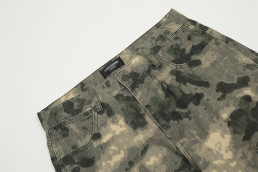 Pantalones de Trabajo Camuflaje Tie-dye Multi-bolsillos para Montaña - Image 18