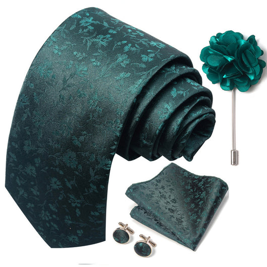 Combo Corbata, Traje y Pañuelo de Bolsillo para Hombre - Juego 8 - Image 110